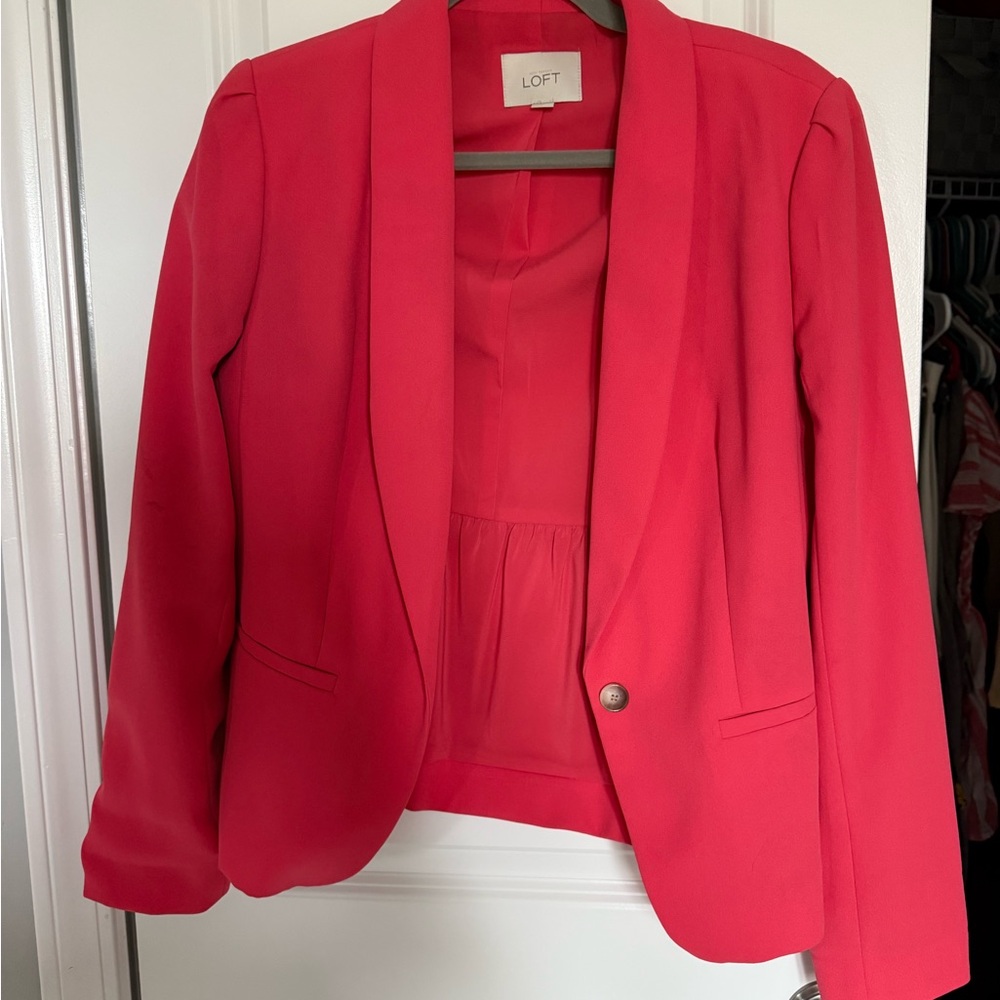 LOFT Women's Pink Blazer